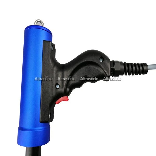 35khz ultrasonic spot welding machine - welding gun - netted weld surface (7)